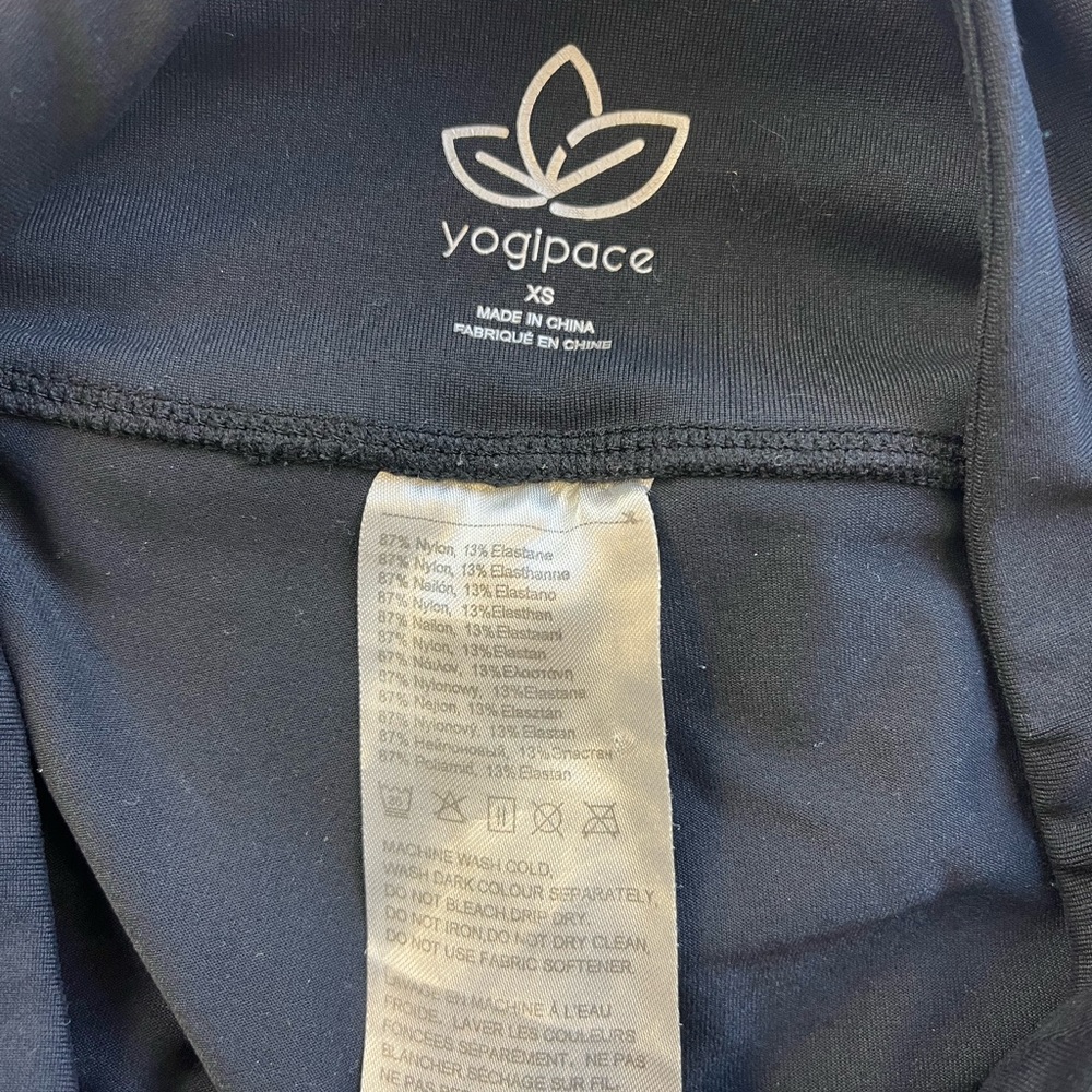 Yogipace Size Xs Black Leggings R36-36 View 2